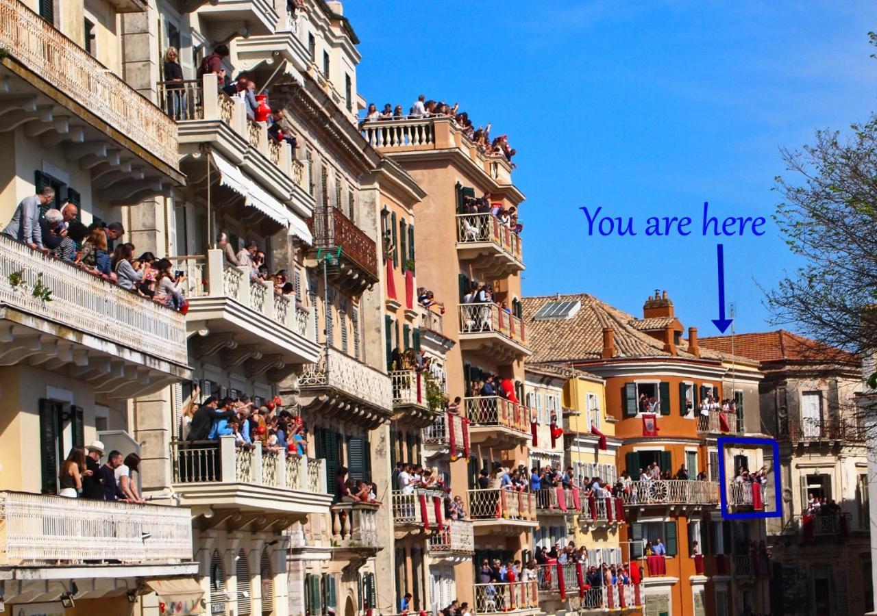 Ideally Situated Corfu Old Town Apartment Eksteriør billede